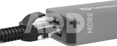 Sandberg 136-68 USB-C/A 2.5 GbE RJ45 Adapter, 2.5 Gigabit Ethernet on USB-C