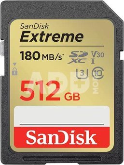Sandisk memory card SDXC 512GB Extreme