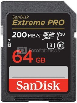Sandisk карта памяти SDXC 64GB Extreme Pro