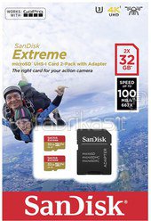 SanDisk microSDHC ActionSC 32GB 2x Extr.100MB SDSQXAF-032G-GN6AT