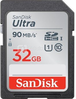 SanDisk Ultra SDHC UHS-I 32GB 100MB/s Cl.10 SDSDUNR-032G-GN6IN