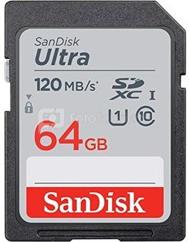 SanDisk Ultra SDXC UHS-I 64GB 120MB/s SDSDUN4-064G-GN6IN