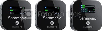Saramonic Blink 900 B2 Wireless Microphone System (2 TX + 1 RX)