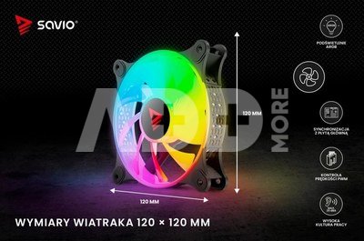 Savio BLAST Fan SET 3 x 120mm SAVIO