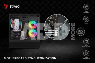 Savio BLAST Fan SET 3 x 120mm SAVIO