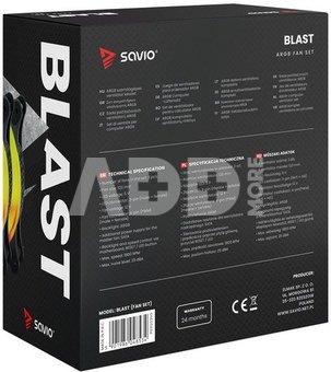 Savio BLAST Fan SET 3 x 120mm SAVIO