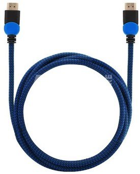 Savio Cable HDMI GCL-02 1.8m, v2.0, braid blue