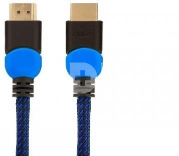 Savio Cable HDMI GCL-02 1.8m, v2.0, braid blue