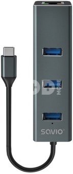 Savio HUB AK-57 USB-C 3.1 SAVIO