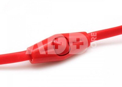 Sbox Stereo Earphones with Microphone EP-038 red