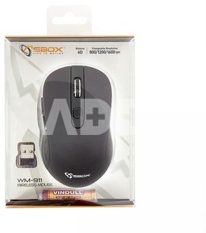Sbox Wireless Mouse WM-911B black