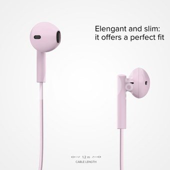 SBS earphones Studio Mix 65c USB-C, pink