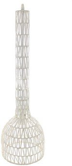 Šviestuvas iš rotango baltas pakabinamas 22,5x22,5x75 cm ST58-03U6 SAVEX
