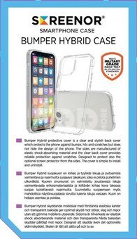 SCREENOR BUMPER IPHONE 16 PRO TRANSPARENT