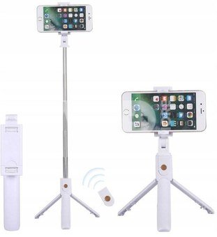 Selfie Stick/Tripod K07, white