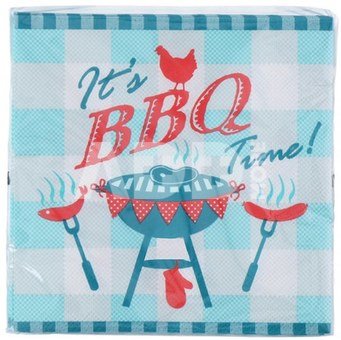 Servetėlės popierinės BBQ 25x25 cm 871457263502
