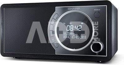 Sharp DR-450(BK) Digital Radio, FM/DAB/DAB+, Bluetooth 4.2, Alarm function, Midnight Black | Sharp | Digital Radio | DR-450(BK) | Bluetooth | Midnight Black