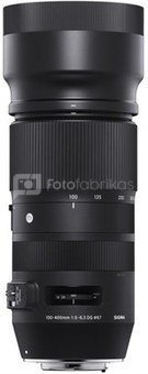 Sigma 100-400mm F5-6.3 DG OS HSM Canon + 5 METŲ GARANTIJA + PAPILDOMAI GAUKITE 100 EUR NUOLAIDĄ