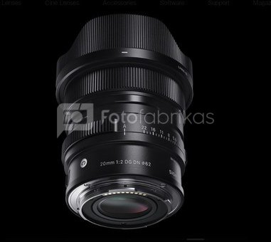 Sigma 20mm F2 DG DN Sony E + 5 METŲ GARANTIJA