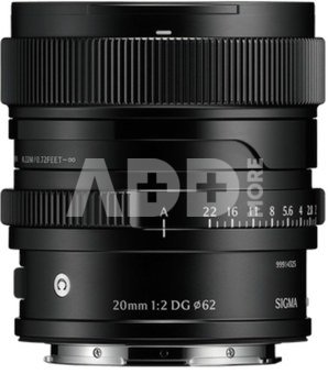 Sigma 20mm F2 DG Contemporary black Sony E