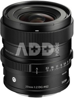 Sigma 20mm F2 DG Contemporary black Sony E