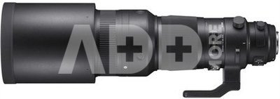 Objektyvas Sigma 500mm F4 DG OS HSM Sport Canon + 5 METŲ GARANTIJA + PAPILDOMAI GAUKITE 1000 EUR NUOLAIDĄ