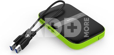 SILICON POWER 2TB, PORTABLE HARD DRIVE ARMOR A60, BLACK