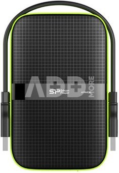 SILICON POWER 2TB, PORTABLE HARD DRIVE ARMOR A60, BLACK