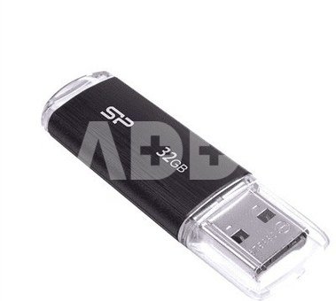 SILICON POWER 32GB, USB 2.0 FLASH DRIVE ULTIMA U02, BLACK