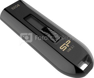 SILICON POWER 32GB, USB 3.0 FLASH DRIVE, BLAZE SERIES B21, BLACK
