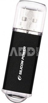 SILICON POWER 8GB, USB 2.0 FLASH DRIVE ULTIMA II I-SERIES, BLACK