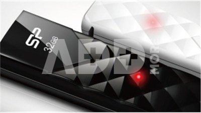 SILICON POWER 8GB, USB 2.0 FLASH DRIVE ULTIMA U03, BLACK