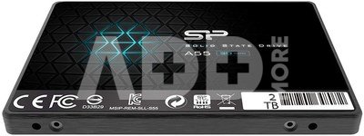 Silicon Power Ace A55 2000 GB, SSD form factor 2.5", SSD interface SATA III, Write speed 530 MB/s, Read speed 560 MB/s