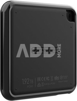 Silicon Power external SSD 256GB PC60, black