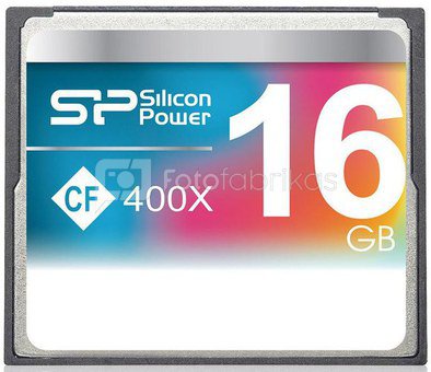 Silicon Power memory card CF 16GB 400x