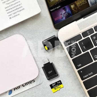 Silicon Power memory card microSDXC 256GB Inspire + card reader