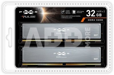 SILICON POWER XPOWER Pulse 16GBx2 DDR4-3200,CL16, Gaming UDIMM, 1Gx8