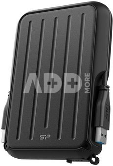 Silicon Power Portable Hard Drive ARMOR A66 1000 GB, USB 3.2 Gen1, Black