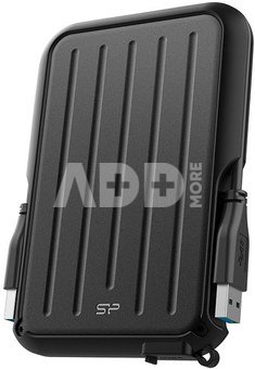 Silicon Power Portable Hard Drive ARMOR A66 1000 GB, USB 3.2 Gen1, Black