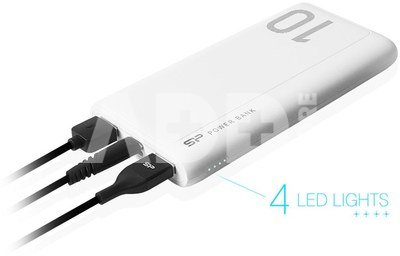 Silicon Power power bank GP15 10000mAh, white