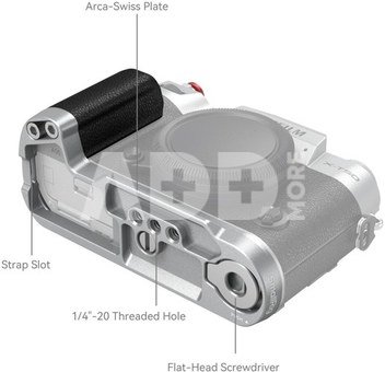 SmallRig Silicone L-Shape Handle for X-T50 (Silver) 4713