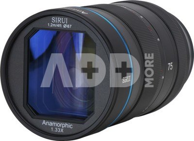 SIRUI ANAMORPHIC LENS 1,33X 75MM F/1.8 MFT MOUNT