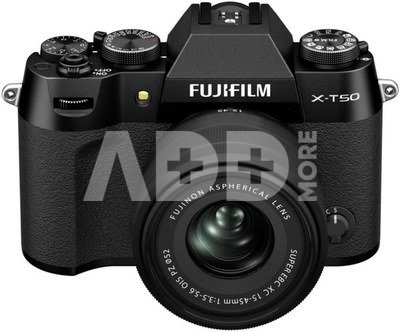 Fujifilm X-T50 (black) + XC 15-45mm F3.5-5.6 OIS PZ + XF23mmF2.8