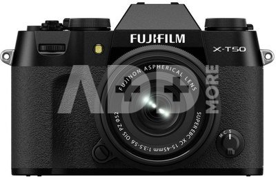 Fujifilm X-T50 (black) + XC 15-45mm F3.5-5.6 OIS PZ + XF23mmF2.8