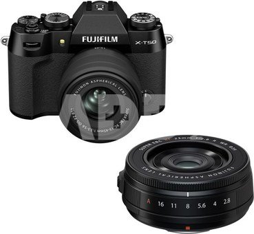 Fujifilm X-T50 (black) + XC 15-45mm F3.5-5.6 OIS PZ + XF23mmF2.8