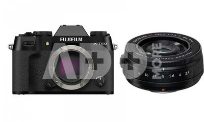 Fujifilm X-T50 body black + XF 23mm F2.8