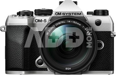 OM System OM-5 Mark II + 14-150mm II (silver)