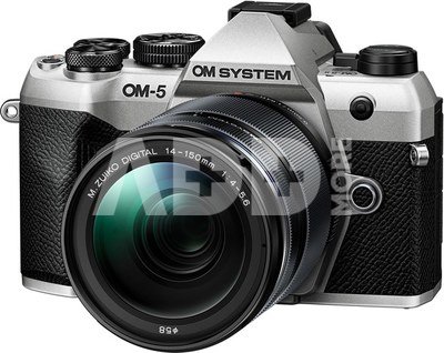 OM System OM-5 Mark II + 14-150mm II (silver)