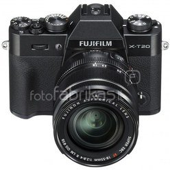 Sisteminis fotaparatas Fujifilm X-T20 XF18-55 Kit juodas