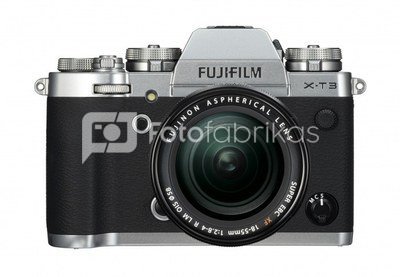 Fujifilm X-T3 + XF18-55 (sidabrinis)